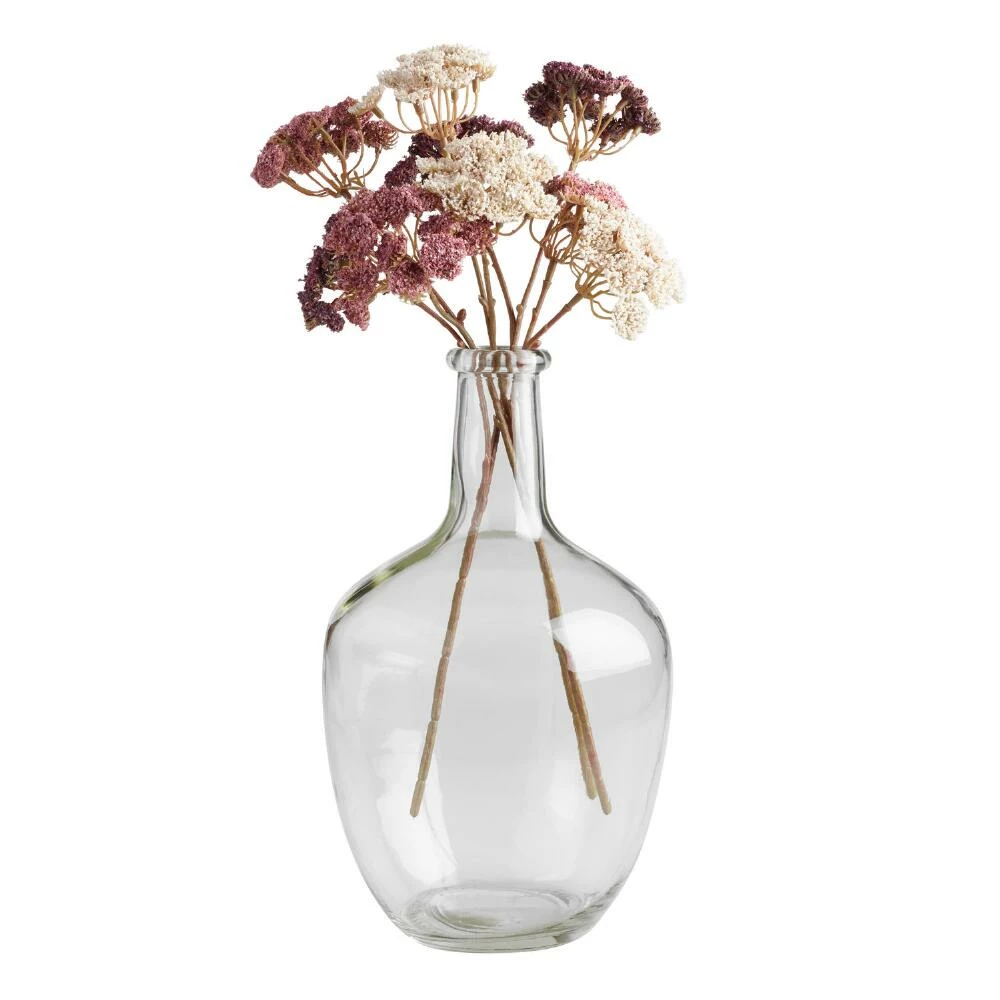 World Market Long Neck Clear Glass Vase 2 World Market Long Neck Clear Glass Vase - Image 2