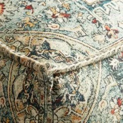 World Market Rectangular Blue Floral Carpet Print Pouf 5 World Market Rectangular Blue Floral Carpet Print Pouf -Decor & Pillows Sales Store unnamed file 1033