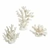 World Market White Resin Coral Decor