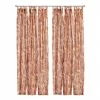 World Market Botanical Cotton Crinkle Voile Tie Top Curtains Set Of 2