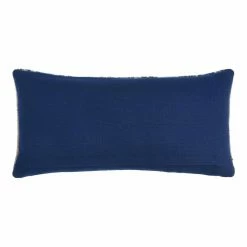 World Market Blue Woven Stripe Indoor Outdoor Lumbar Pillow -Decor & Pillows Sales Store unnamed file 1052