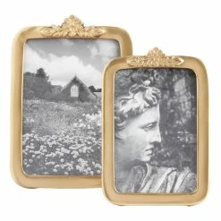 World Market Gold Metal Vintage Inspired Frame
