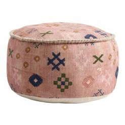 World Market Blush Abstract Symbols Pouf -Decor & Pillows Sales Store unnamed file 1077