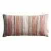 World Market Striped Spice Indoor Outdoor Lumbar Pillow