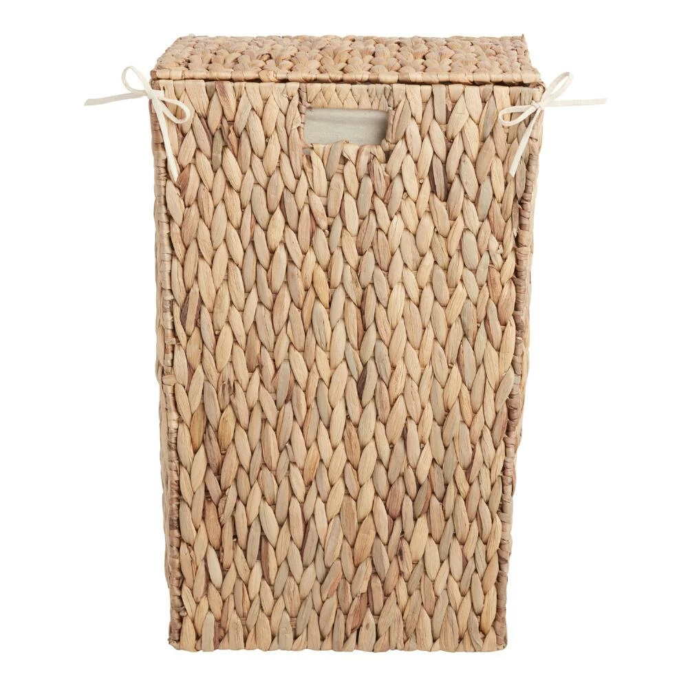 World Market Willa Natural Hyacinth Laundry Hamper With Lid 1 World Market Willa Natural Hyacinth Laundry Hamper With Lid