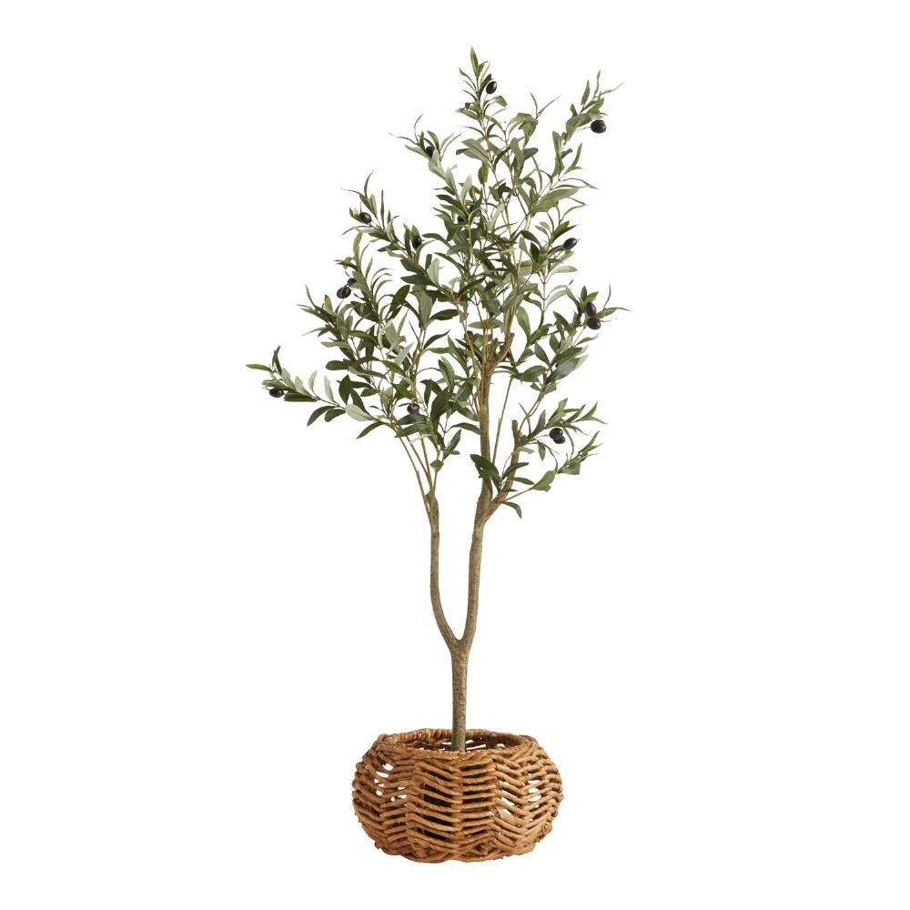 World Market Faux Olive Tree 48 Inch 3 World Market Faux Olive Tree 48 Inch - Image 3