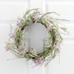 World Market Faux Lavender And Twig Wreath