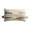 World Market Ivory Tufted Lines Lumbar Pillow