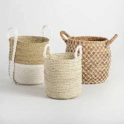 World Market Bianca Macrame Seagrass Tote Basket 6 World Market Bianca Macrame Seagrass Tote Basket -Decor & Pillows Sales Store unnamed file 1287