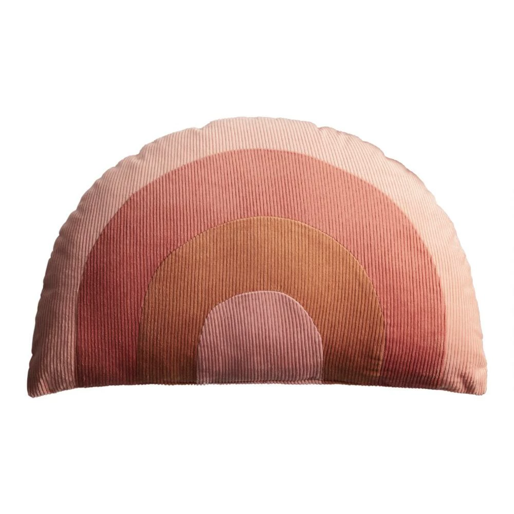 World Market Warm Rainbow Velvet Corduroy Throw Pillow 1 World Market Warm Rainbow Velvet Corduroy Throw Pillow