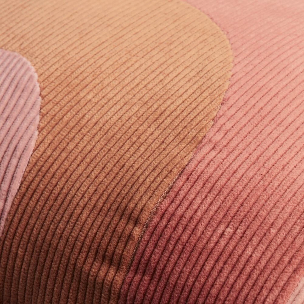 World Market Warm Rainbow Velvet Corduroy Throw Pillow 4 World Market Warm Rainbow Velvet Corduroy Throw Pillow - Image 4