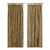 World Market Mud Cloth Cotton Crinkle Voile Tie Top Curtains Set Of 2