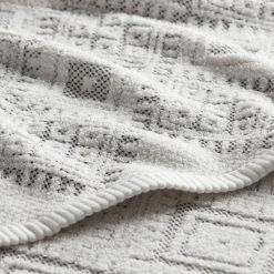 World Market Zena Ivory And Black Diamond Honeycomb Bath Towel 5 World Market Zena Ivory And Black Diamond Honeycomb Bath Towel -Decor & Pillows Sales Store unnamed file 1308