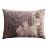 World Market Oversized Distressed Persian Rug Print Lumbar Pillow