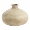 World Market CRAFT Medium Whitewash Mango Wood Vase