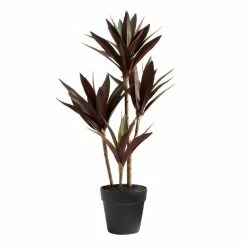 World Market Faux Yucca Plant in Rustic Pot