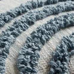 World Market Blue and Ivory Semicircle Throw Pillow 5 World Market Blue and Ivory Semicircle Throw Pillow -Decor & Pillows Sales Store unnamed file 1369