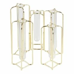World Market Brass and Clear Glass Test Tube Vases -Decor & Pillows Sales Store unnamed file 1381