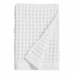 World Market White Waffle Weave Cotton Hand Towel