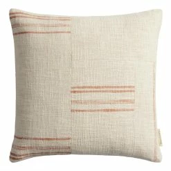 World Market Ivory Stripe Patched Throw Pillow -Decor & Pillows Sales Store unnamed file 1395