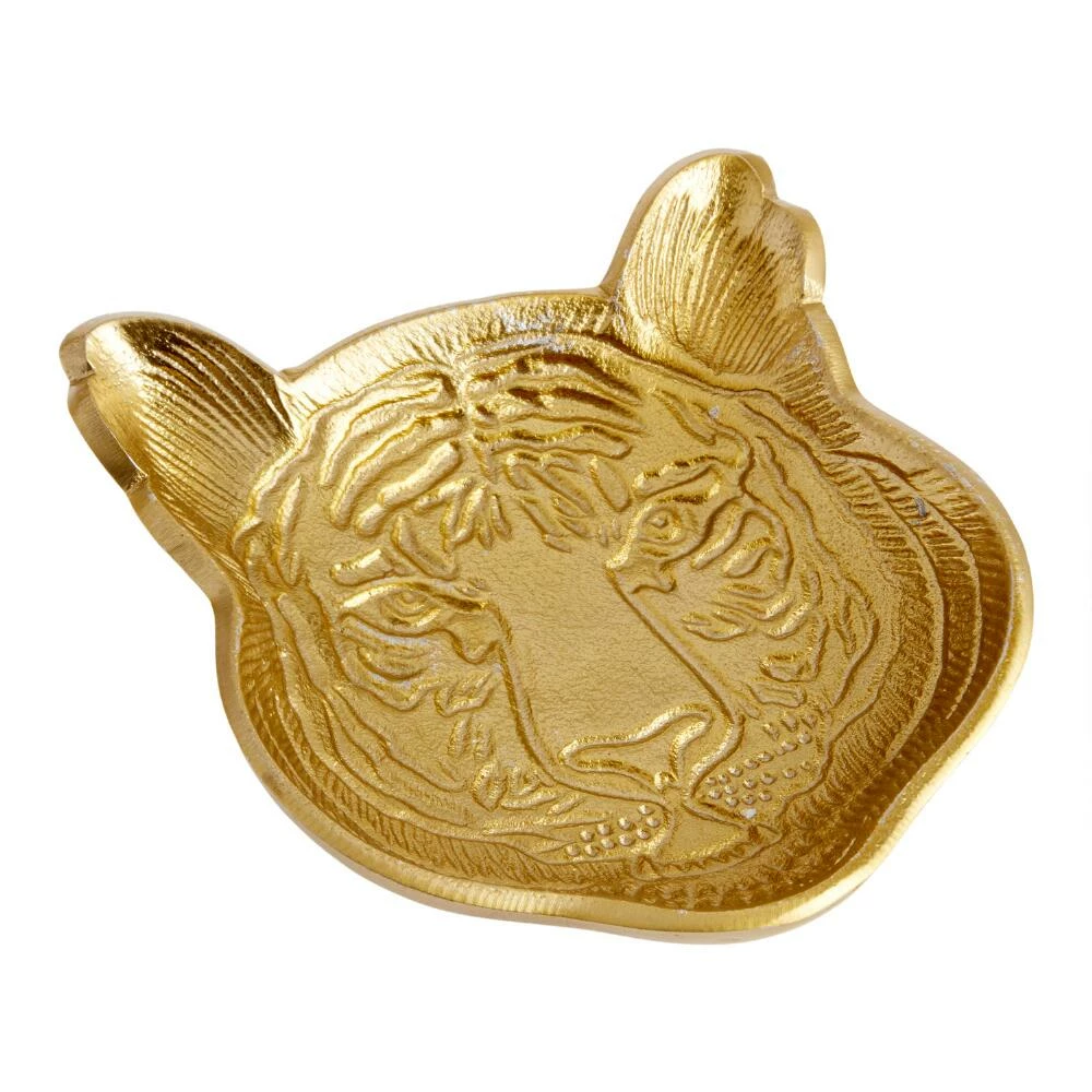 World Market Gold Tiger Trinket Dish 1 World Market Gold Tiger Trinket Dish