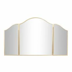 World Market Gold Traditional 3 Panel Wall Mirror -Decor & Pillows Sales Store unnamed file 1424