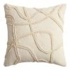 World Market Ivory Abstract Lines Throw Pillow