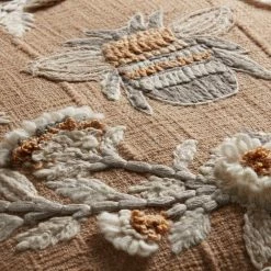 World Market Taupe Embroidered Bee Throw Pillow 5 World Market Taupe Embroidered Bee Throw Pillow -Decor & Pillows Sales Store unnamed file 1447