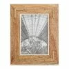 World Market Wood, Bone and Brass Inlay Frame