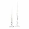 World Market Clear Glass Taper Candle Holder