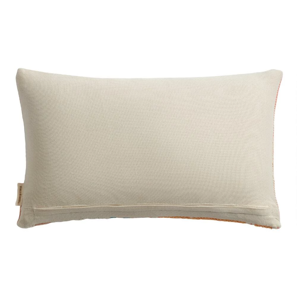 World Market Multicolor Sherbet Abstract Lumbar Pillow 2 World Market Multicolor Sherbet Abstract Lumbar Pillow - Image 2
