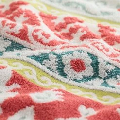 World Market Miriam Coral And Aqua Ikat Hand Towel -Decor & Pillows Sales Store unnamed file 1551