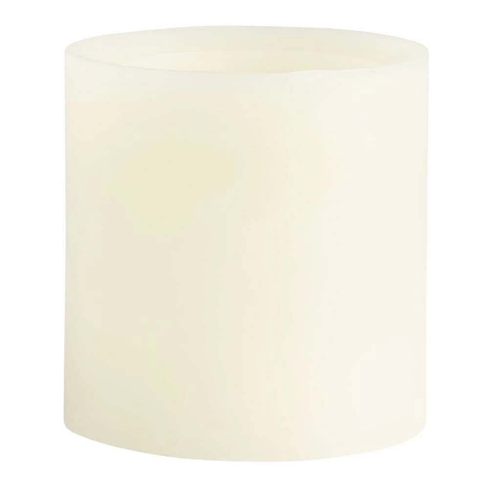 World Market 3x3 Ivory Flameless LED Pillar Candle 2 World Market 3x3 Ivory Flameless LED Pillar Candle - Image 2