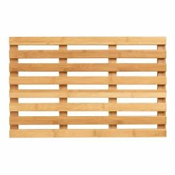 World Market Bamboo Bath Mat