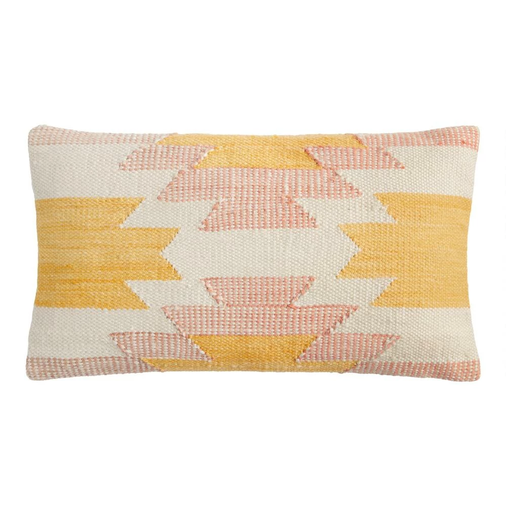 World Market Crossroads Indoor Outdoor Lumbar Pillow 2 World Market Crossroads Indoor Outdoor Lumbar Pillow - Image 2