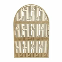 World Market Arched Gold Art Deco 3 Tier Wall Shelf 7 World Market Arched Gold Art Deco 3 Tier Wall Shelf -Decor & Pillows Sales Store unnamed file 1659