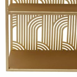 World Market Arched Gold Art Deco 3 Tier Wall Shelf 9 World Market Arched Gold Art Deco 3 Tier Wall Shelf -Decor & Pillows Sales Store unnamed file 1661