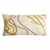 World Market Abstract Contoured Line Lumbar Pillow