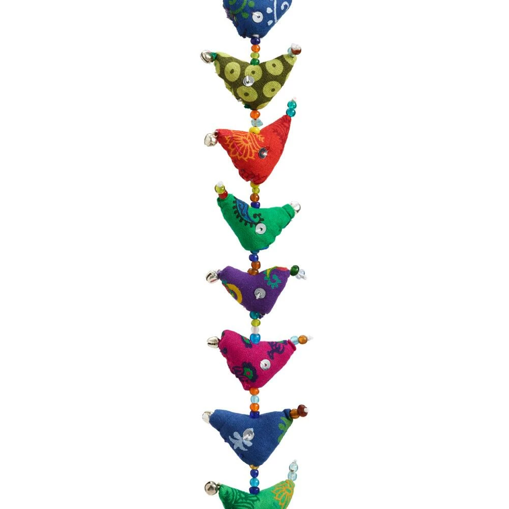 World Market Multicolor Fabric Birds Hanging Decor 2 World Market Multicolor Fabric Birds Hanging Decor - Image 2
