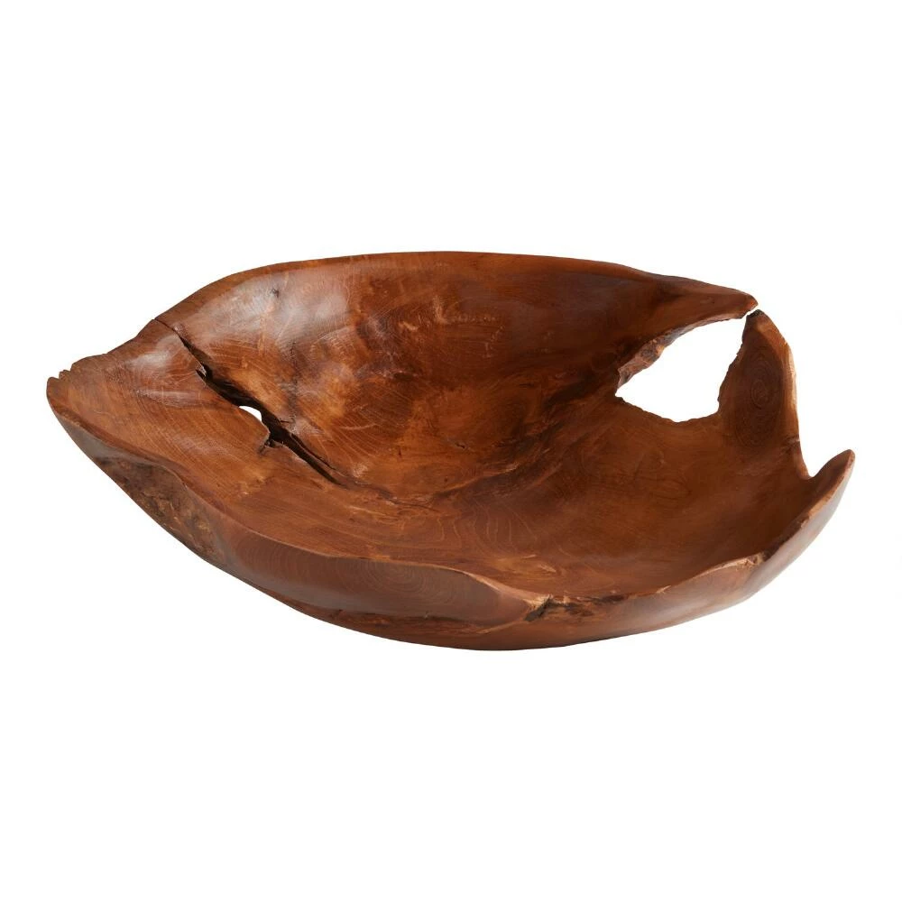 World Market Natural Teak Wood Bowls 1 World Market Natural Teak Wood Bowls