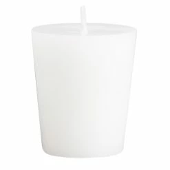 World Market White Unscented Votive Candles 12 Pack