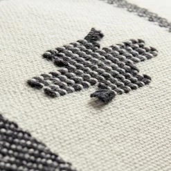 World Market Black and Ivory Embroidered Cross Lumbar Pillow -Decor & Pillows Sales Store unnamed file 1747