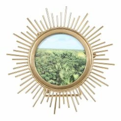 World Market Gold Metal Sunburst Frame