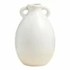 World Market Ivory Pearlescent Reactive Glaze Olivia Jug Vase
