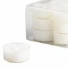 World Market White Clear Cup Tealight Candles 12 Pack