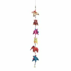 World Market Fabric Elephants Hanging Decor