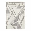 World Market Blayne Ivory And Black Abstract Geo Bath Towel