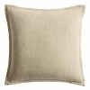 World Market Oversized Oatmeal Linen Blend Throw Pillow