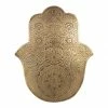 World Market Small Antique Brass Etched Hamsa Wall Decor