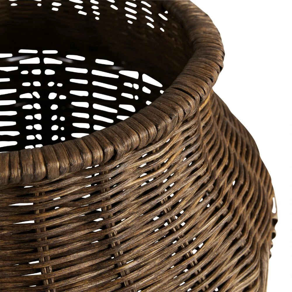 World Market Benji Natural Rattan Chevron Basket 2 World Market Benji Natural Rattan Chevron Basket - Image 2